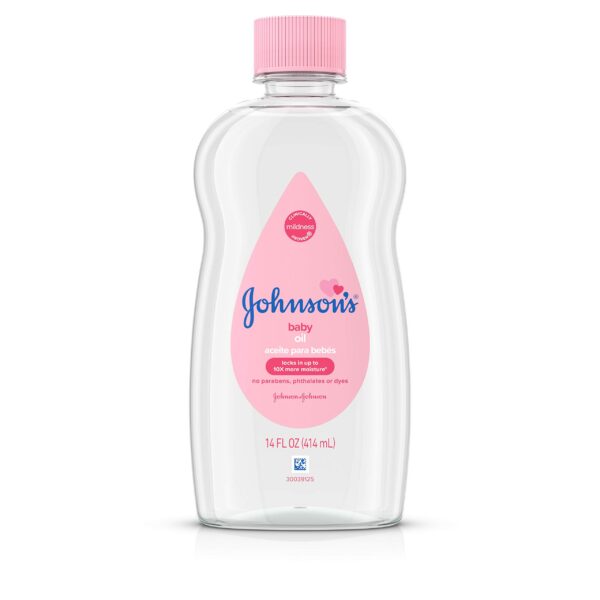 Johnsons Baby Oil 414ml - Image 3