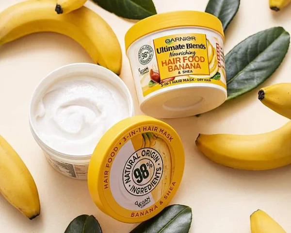 Garnier Ultimate Blends Banana 3 in 1 Hair Mask 390ml - Image 3