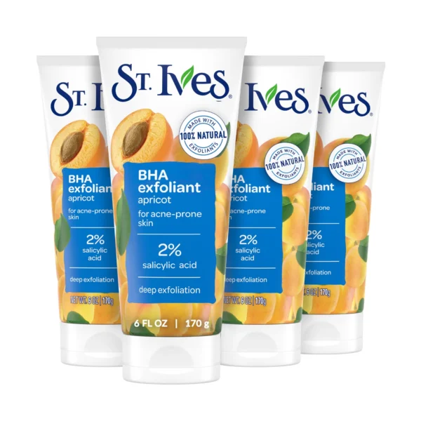 St. Ives BHA Face Exfoliant Apricot Facial Exfoliator for Acne Prone Skin 170g - Image 2