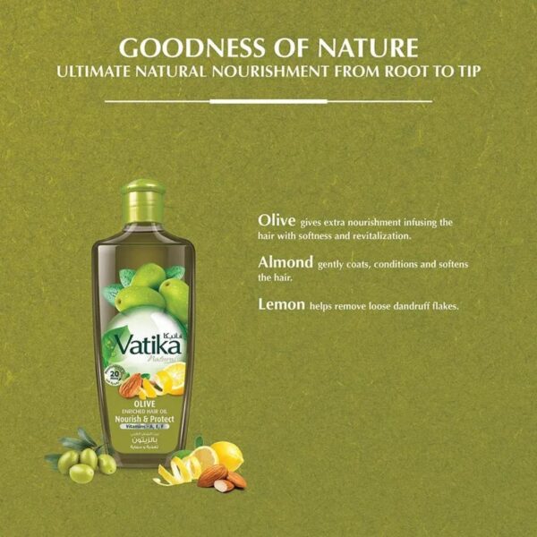 Vatika Naturals Olive Hair Oil 200 ml - Image 3