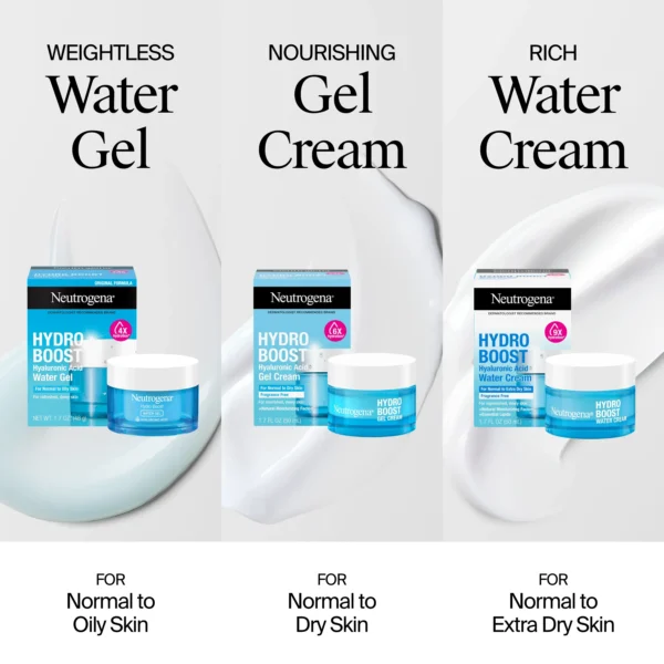 Neutrogena Hydro Boost Water Gel For Normal To Combination Skin 50ml - Image 3