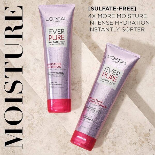Loreal Ever Pure Moisture Shampoo 250ml - Image 2