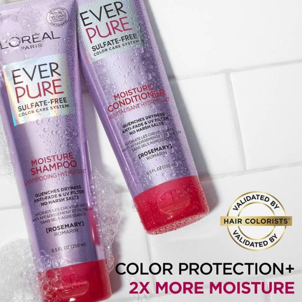 Loreal Ever Pure Moisture Shampoo 250ml - Image 4