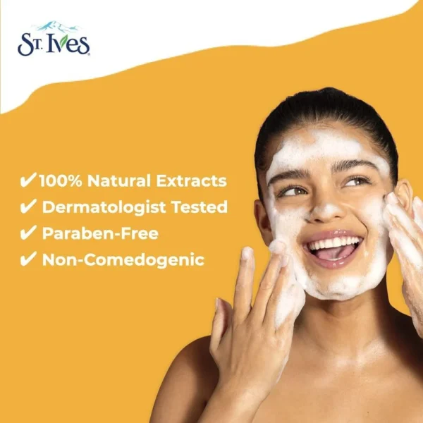 St. Ives Glowing Daily Facial Cleanser with 100% Natural Apricot Extracts 200ml - Image 3