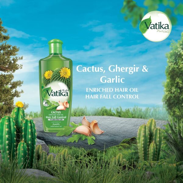 Vatika Naturals Cactus Hair Oil 200 ml - Image 4