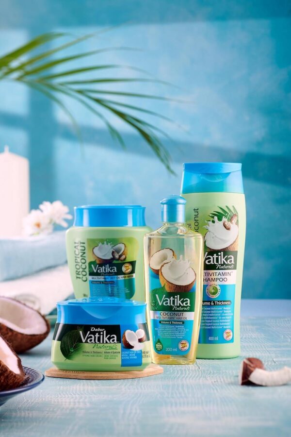 Vatika Enriched Hair Oil With Coconut Oil 200ml - Image 3