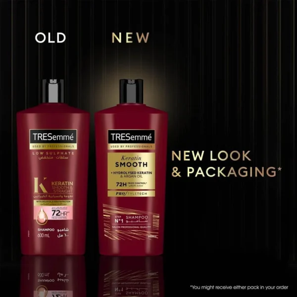 TRESemme Hydrolysed Keratin Smooth Shampoo 400ml - Image 3