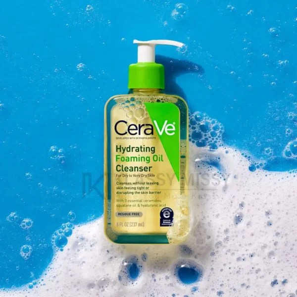 Cerave Hydrating Foaming Oil Cleanser 236ml - Image 4