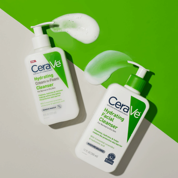 Cerave Hydrating Cream-to-Foam Cleanser 355ml - Image 2