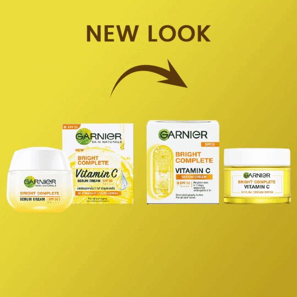 Garnier Bright Complete Vitamin C Serum Cream SPF30 50ml - Image 3