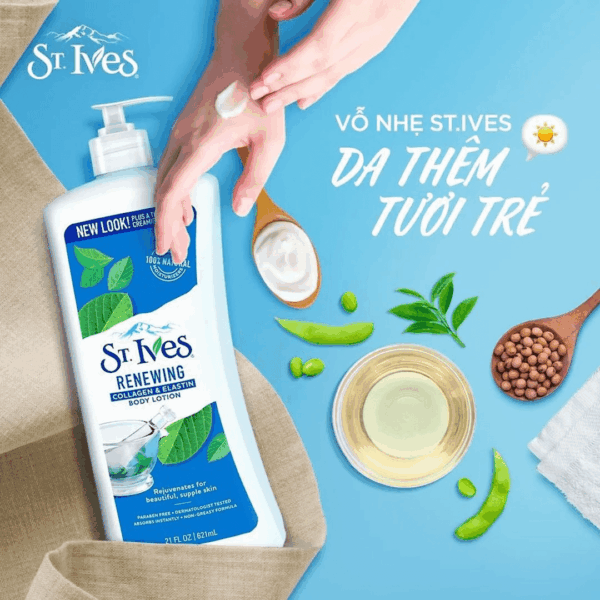 St. Ives Renewing Collagen and Elastin Body Lotion 621ml - Image 4
