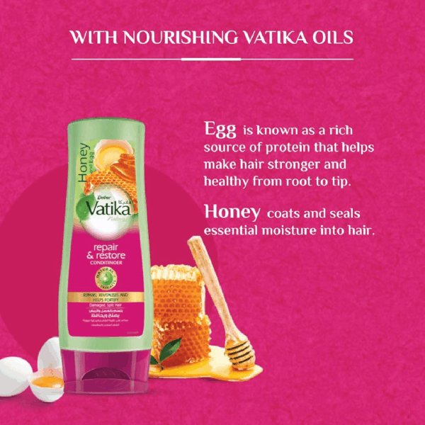 Vatika Shampoo Repair And Restore 400ml - Image 2