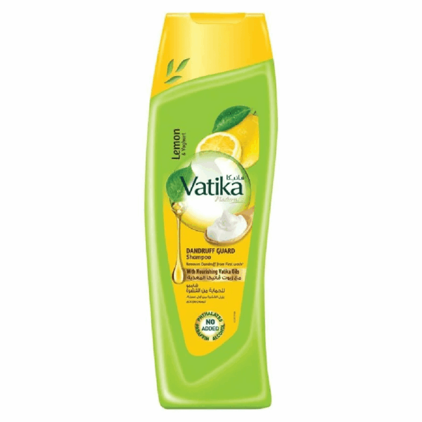 Vatika Lemon and Yoghurt Dandruff Guard Shampoo 400ml - Image 4