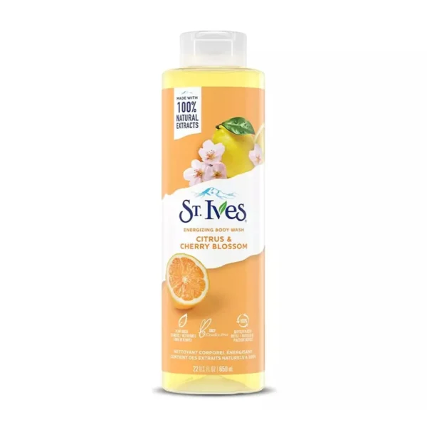 St. Ives Energising Citrus & Cherry Blossom Body Wash 650ml