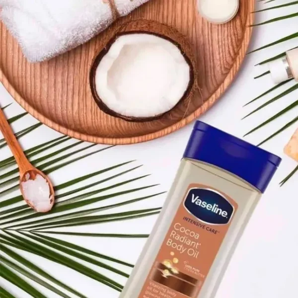 Vaseline Cocoa Radiant Body Oil 400ml - Image 3