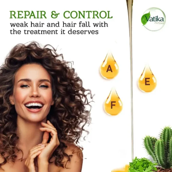 Vatika Naturals Cactus Hair Oil 200 ml - Image 2