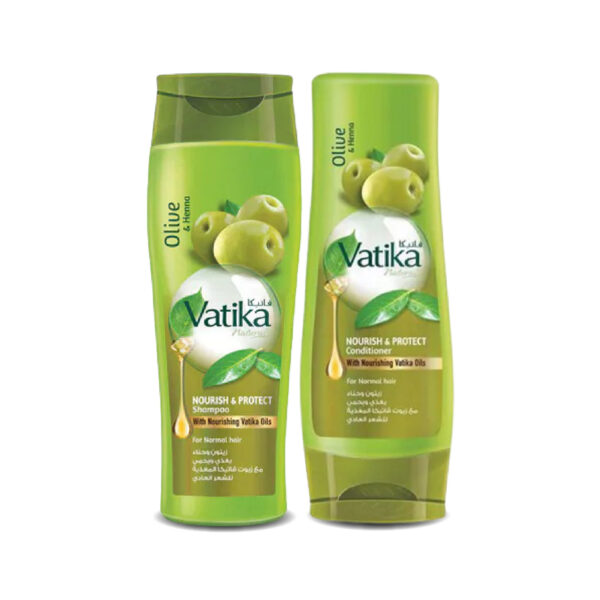 Vatika Olive & Henna Nourish & Protect Shampoo 400ml - Image 3