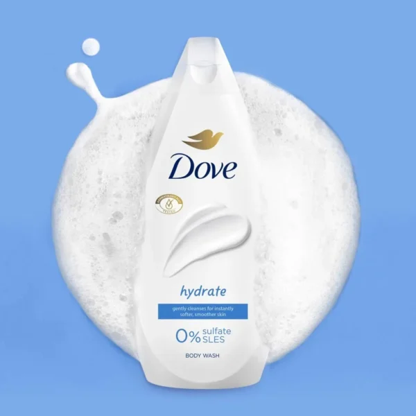 Dove Hydrate Gently Cleanser Body Wash 450ml