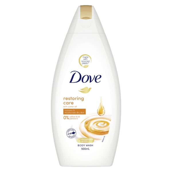 Dove Restoring Care Oil & Cream Body Wash 500ml