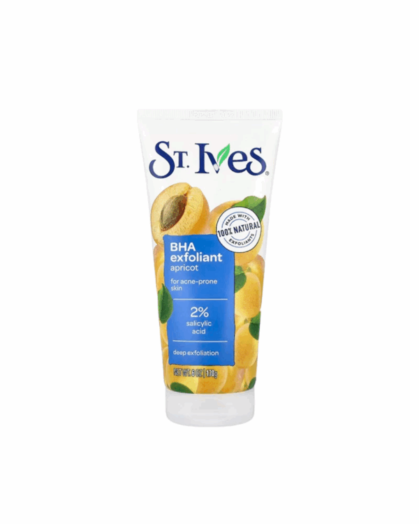 St. Ives BHA Face Exfoliant Apricot Facial Exfoliator for Acne Prone Skin 170g