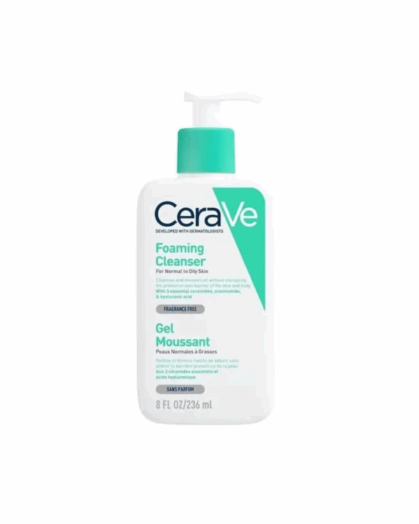 Cerave Foaming Cleanser for Normal to Oily Skin 236ml