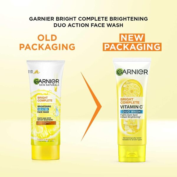 Garnier Light Complete Brightening Face Wash 100ml - Image 4