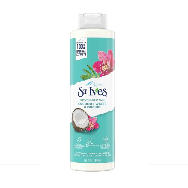 St Ives Coconut Water & Orchid Body Wash 650ml