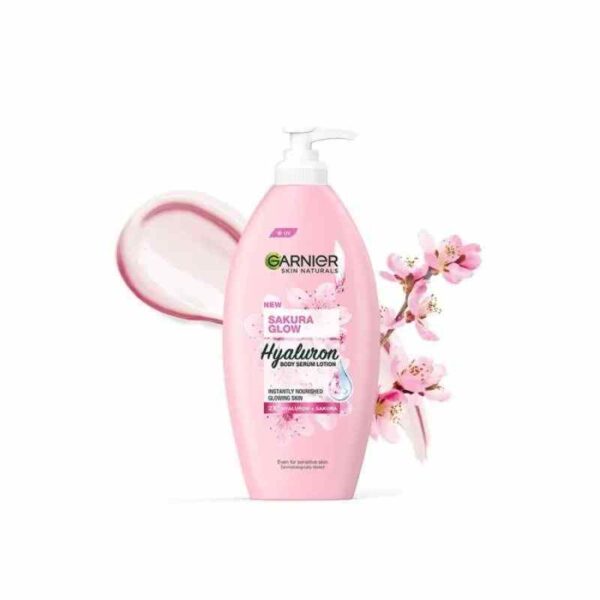 Garnier Sakura Glow Body Serum Lotion 400ml - Image 4