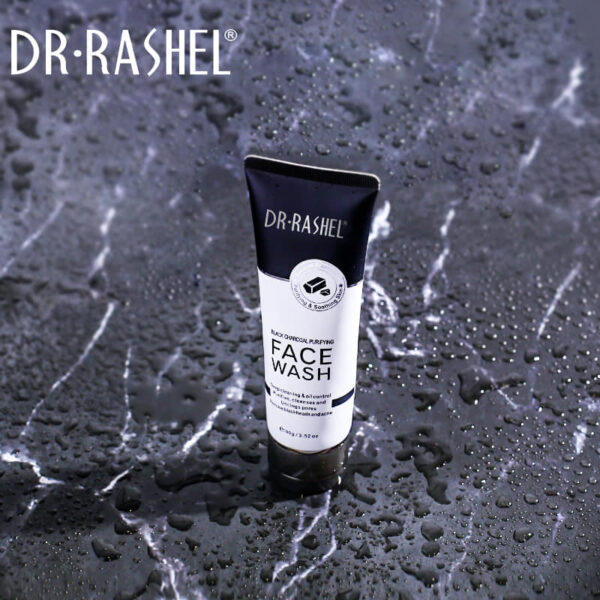 Dr Rashel Black Charcoal Purifying Face Wash 100g - Image 2