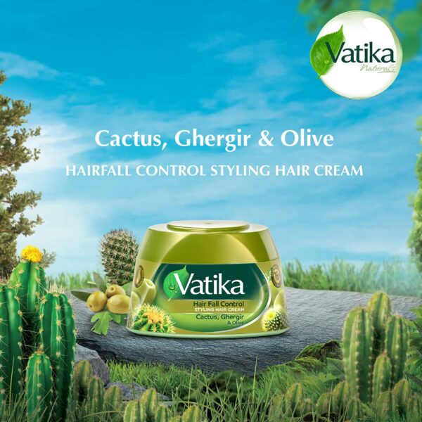 Vatika Hair Fall control Styling Hair Cream - Image 3