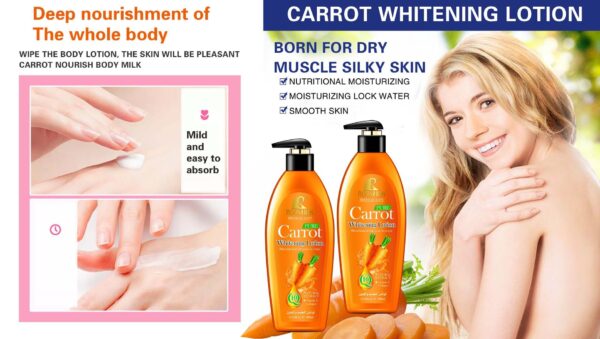 Roushun Carrot Whitening Lotion 400ml - Image 2