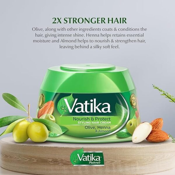 Vatika Nourish and Protect Styling Hair Cream - Image 2