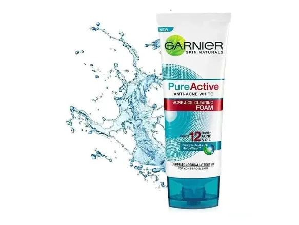 Garnier Pure Active Anti Acne White Foam - 100ml - Image 3