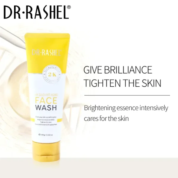 Dr. Rashel- 24K Gold Anti-Aging Face Wash 100g - Image 3