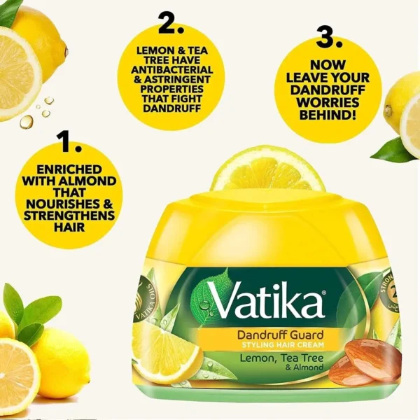 Vatika Dandruff Guard Styling Hair Cream - Image 2