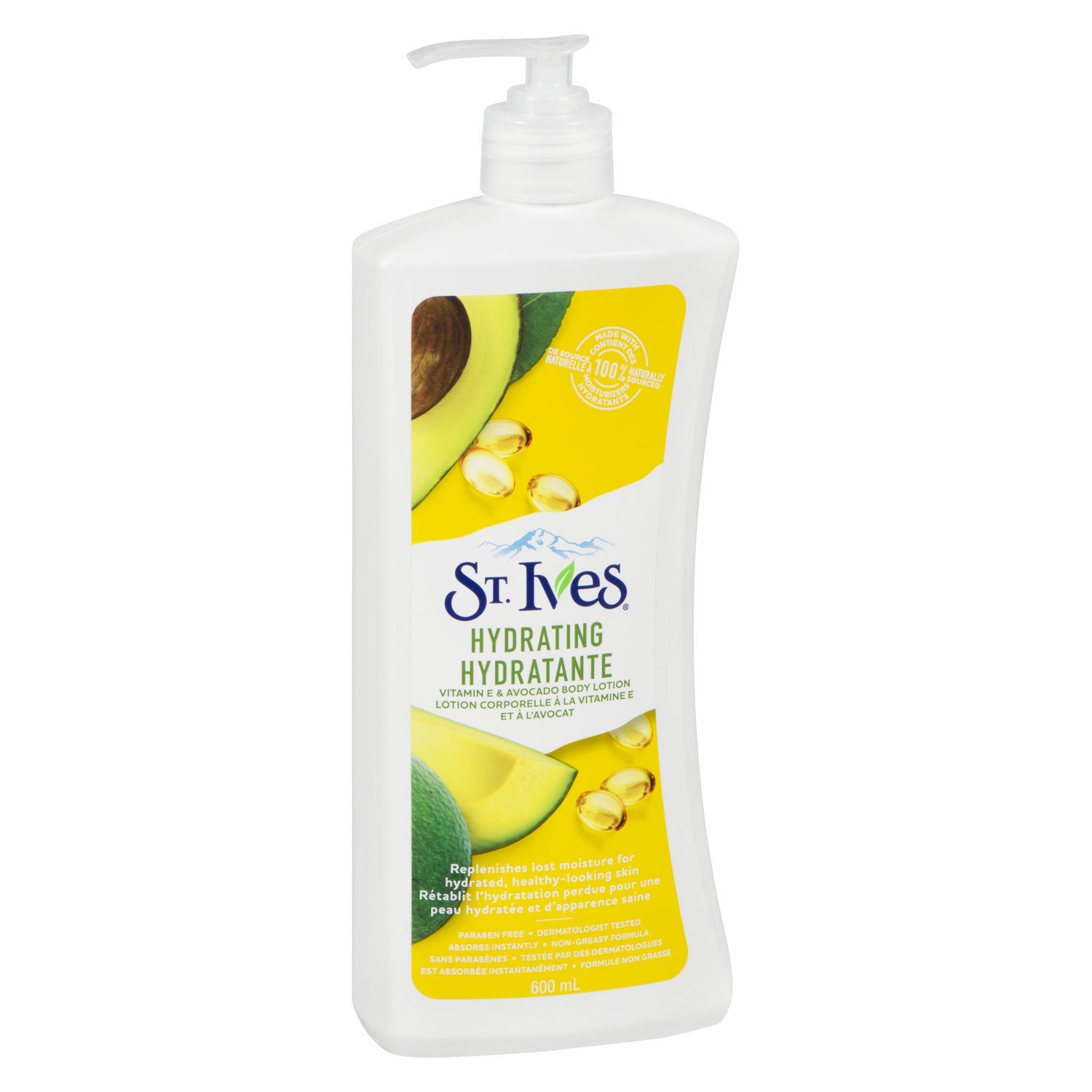 St. Ives Hydrating Body Lotion With Vitamin E & Avocado 621ml