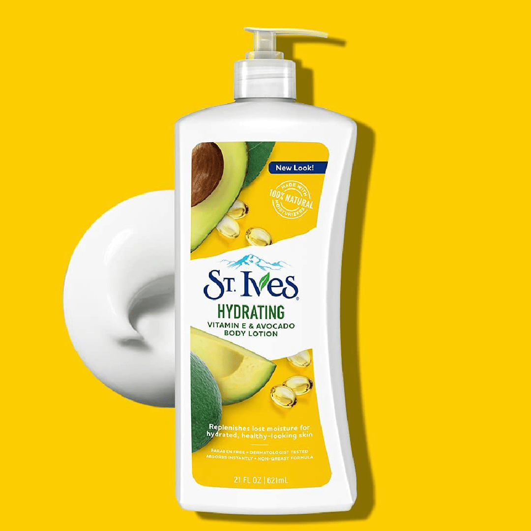 St. Ives Hydrating Body Lotion With Vitamin E & Avocado 621ml - Image 3