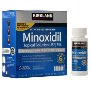 Kirkland Signature Minoxidil Hair Regrowth Treatment (Extra Strength for Men) Full Pack