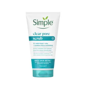 Simple clear pore scrub 150ml