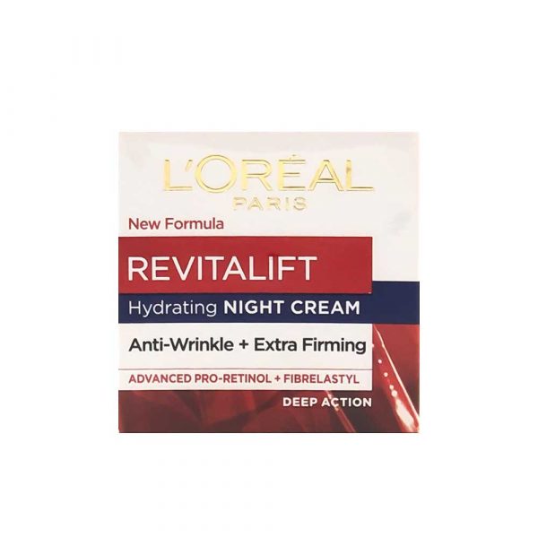 L'Oreal Paris Revitalift Anti-Wrinkle Night Cream 50ml - Image 3