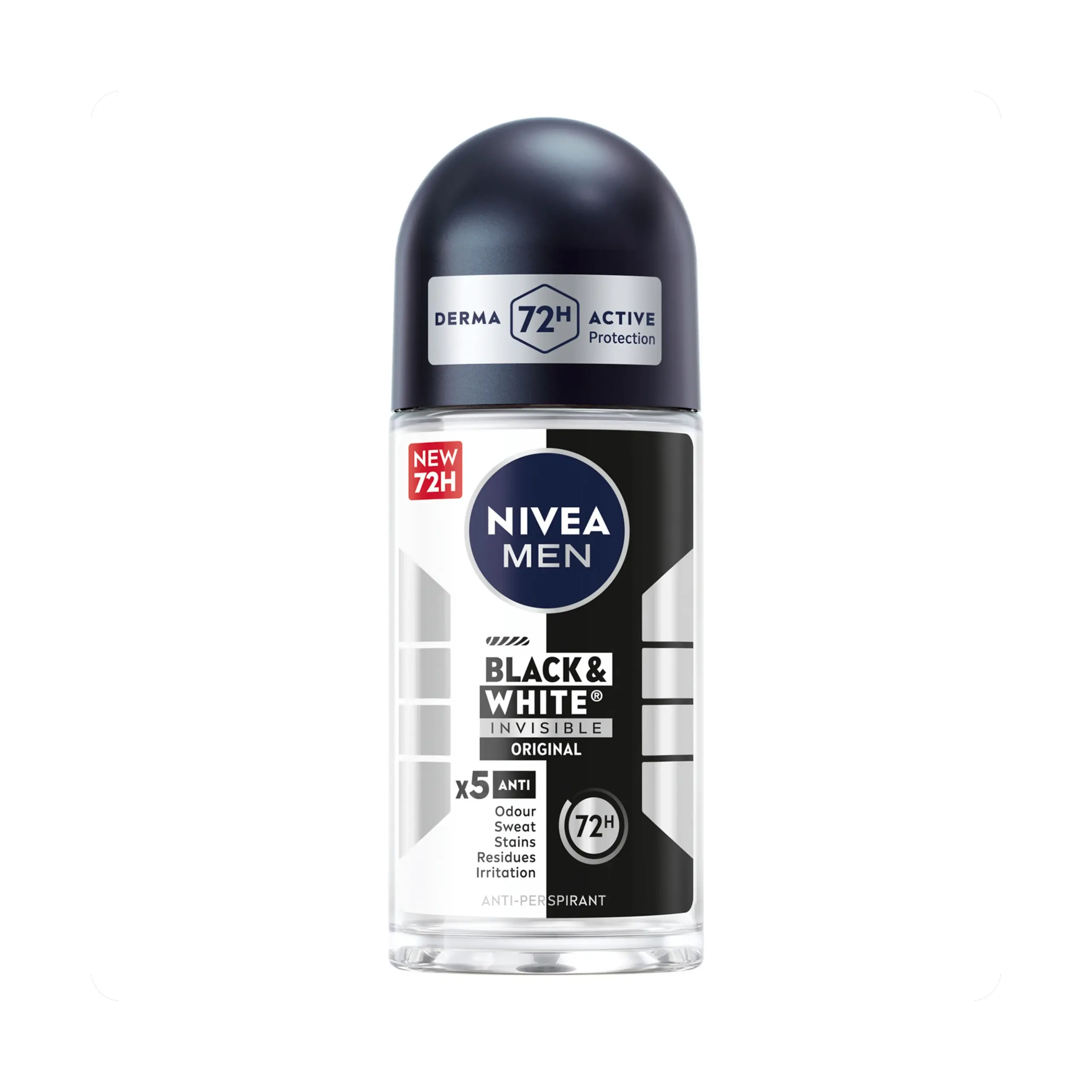 Nivea Men Invisible Black & White Original Roll-On Deodorant - 50Ml - Image 3