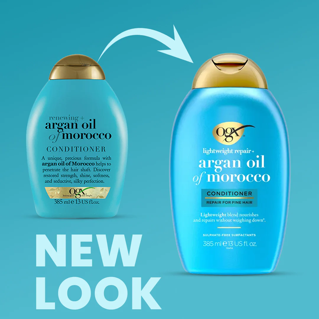 OGX Renewing Moroccan Argan Oil Conditioner 385ml - Image 4
