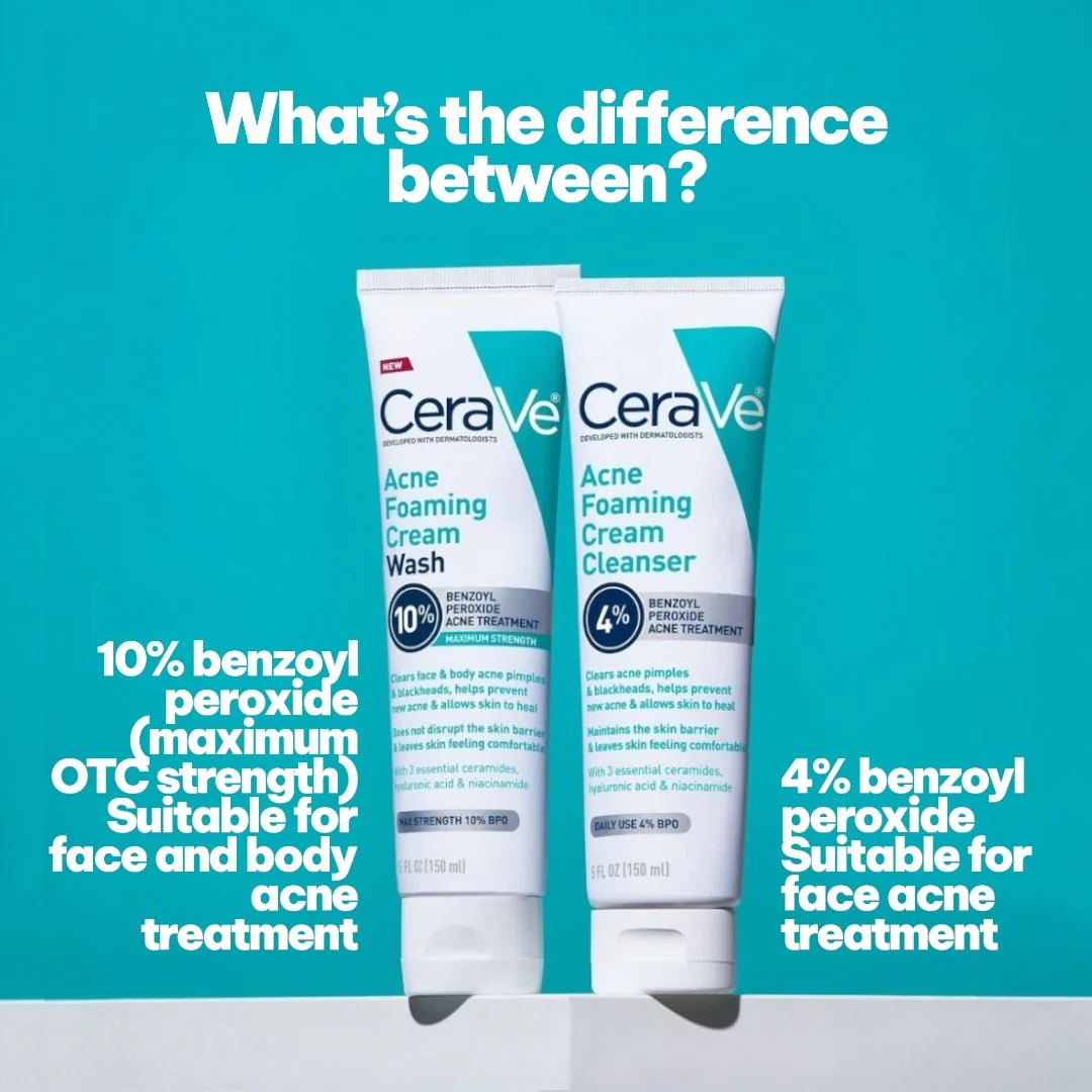 CeraVe Acne Foaming Cream Cleanser 150ml - Image 2