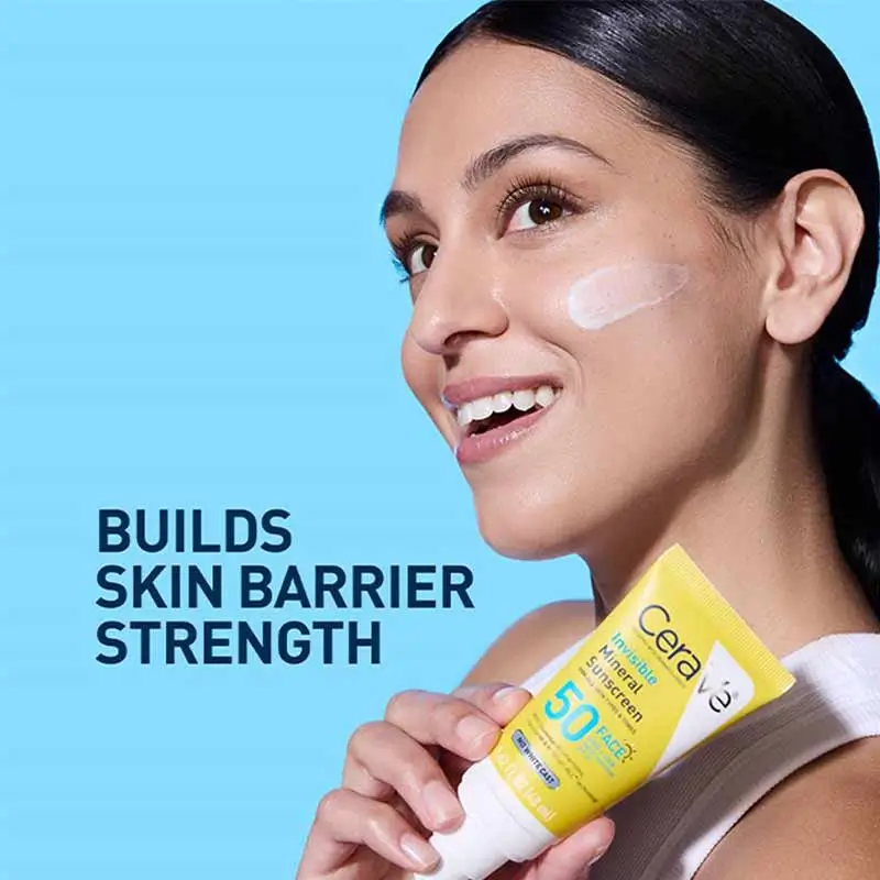 CeraVe Invisible Mineral Sunscreen SPF50 48ml - Image 3