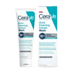 Cerave Acne Foaming Cream Wash 150ml (10% Benzoyl Peroxide)