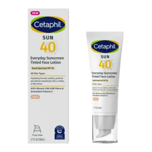 Cetaphil sun 40 everyday sunscreen tinted face lotion (50ml)