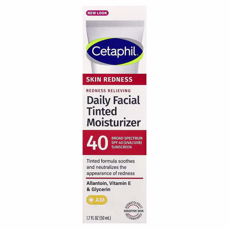Cetaphil Redness Relieving Daily Facial Tinted Moisturizer SPF 40 (50ml) - Image 2