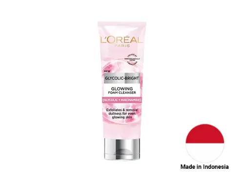Loreal Glycolic Bright Glowing Daily Cleanser Foam 100ml