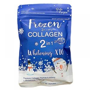 Frozen Collagen 2 in 1 Whitening x 10 Skin Brightening & Anti-Aging Supplement (Thailand)
