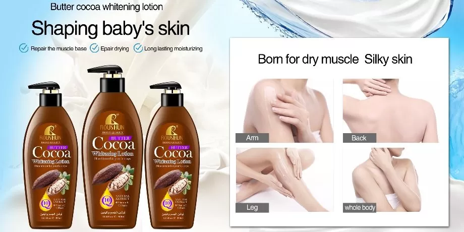 Roushun Cocoa Whitening Lotion 400ml - Image 2